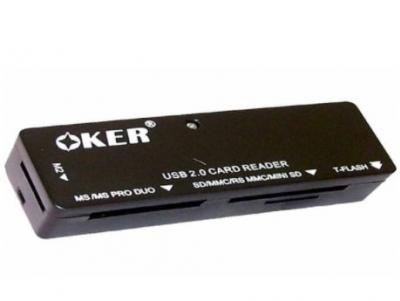 Ext Card Reader All in 1 OKER (C-09) คละสี - B2887