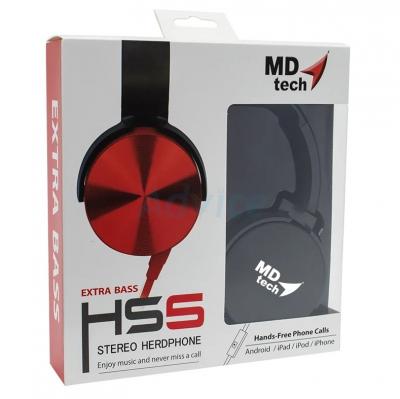 HeadSet MD-TECH (HS5) Black - B2894