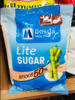 น้ำตาลทราย Lite sugar มิตรผล 500 ก.