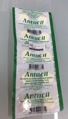 Antacil แผง 10 เม็ด