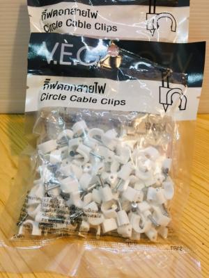 กิ๊ฟตอกสายไฟ รุ่นR-6MM-M (100Pcs/Pack) - 3622006421275