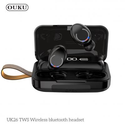 New!! Ouku uk26 Bluetooth earphone TWS wireless Bluetooth headset wireless Bluetooth earphone easy c