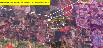 POP-250668-01 ที่ดิน 305-2-36.1 ไร่ ต.เขาคันทรง อ.ศรีราชา จ.ชลบุรี ผังม่วงลาย